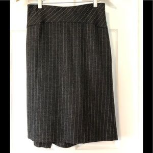 Sara Berman Gray striped Skirt New sz 8